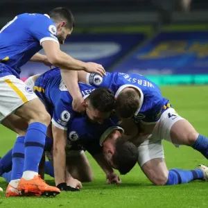 Brighton & Hove Albion vs. Wolverhampton Wanderers: Intense Premier League Clash at American Express Community Stadium (02JAN21) Brighton & Hove Albion vs. Wolverhampton Wanderers: Intense Premier League Clash at American Express Community Stadium (02JAN21)