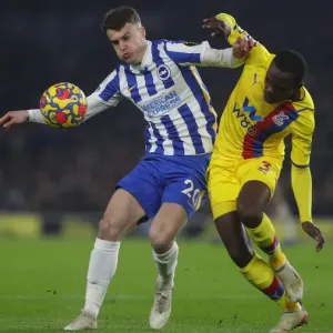 Brighton and Hove Albion vs. Crystal Palace: Intense Premier League Clash at American Express Community Stadium (14JAN22) Brighton and Hove Albion vs. Crystal Palace: Intense Premier League Clash at American Express Community Stadium (14JAN22)
