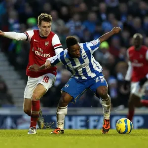 Brighton & Hove Albion vs Arsenal (2012-13): A Past Season Clash at Falmer Stadium
