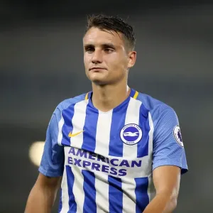 Brighton and Hove Albion vs Barnet: Ales Mateju Defends in EFL Cup Clash at American Express Community Stadium (22AUG17) Brighton and Hove Albion vs Barnet: Ales Mateju Defends in EFL Cup Clash at American Express Community Stadium (22AUG17)