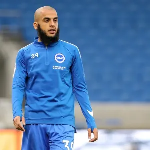 Brighton and Hove Albion vs Barnet: Soufyan Ahannach Defends in EFL Cup Clash (22AUG17) Brighton and Hove Albion vs Barnet: Soufyan Ahannach Defends in EFL Cup Clash (22AUG17)