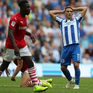 Brighton and Hove Albion vs Barnsley: Intense Championship Clash at American Express Community Stadium (24SEP16) Brighton and Hove Albion vs Barnsley: Intense Championship Clash at American Express Community Stadium (24SEP16)