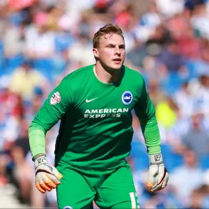 Brighton & Hove Albion vs Blackburn Rovers: David Stockdale Focused Amidst Championship Action (22/08/2015) Brighton & Hove Albion vs Blackburn Rovers: David Stockdale Focused Amidst Championship Action (22/08/2015)
