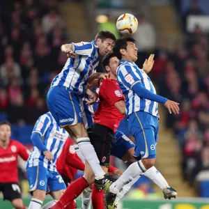 Brighton & Hove Albion vs. Cardiff City (Away) - 19-02-2013: Season 2012-13 Away Game Brighton & Hove Albion vs. Cardiff City (Away) - 19-02-2013: Season 2012-13 Away Game
