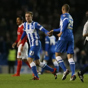 Brighton and Hove Albion vs Charlton Athletic: Sky Bet Championship Showdown at American Express Community Stadium (05DEC15) Brighton and Hove Albion vs Charlton Athletic: Sky Bet Championship Showdown at American Express Community Stadium (05DEC15)