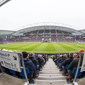 Brighton and Hove Albion vs Derby County: Panoramic View of The Amex Stadium during Sky Bet Championship Match (2016)