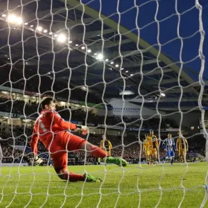 Brighton and Hove Albion vs Fulham: Intense Championship Clash at American Express Community Stadium (15th April 2016) Brighton and Hove Albion vs Fulham: Intense Championship Clash at American Express Community Stadium (15th April 2016)