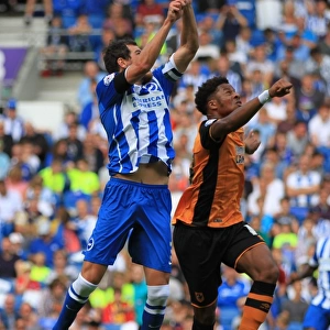 Brighton & Hove Albion vs. Hull City: A Battle for the Ball - Greer vs. Akpom (Sky Bet Championship, 12th September 2015)