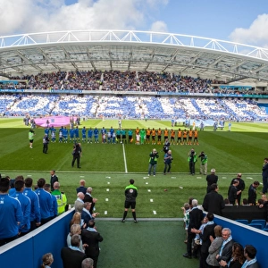 Brighton and Hove Albion vs. Hull City: Pre-Match Tribute - A Moment of Silence for Matt Grimstone and Jacob Schilt (12th September 2015)