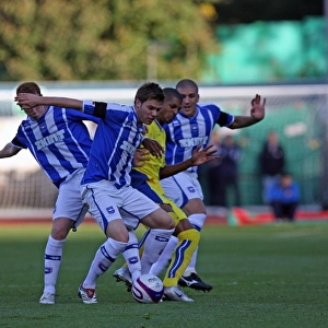 Brighton and Hove Albion vs Leeds United: Intense Match Action at Elland Road