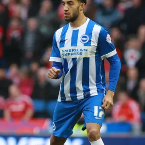 Brighton & Hove Albion vs. Middlesbrough: Connor Goldson in Action, Sky Bet Championship 2015 Brighton & Hove Albion vs. Middlesbrough: Connor Goldson in Action, Sky Bet Championship 2015