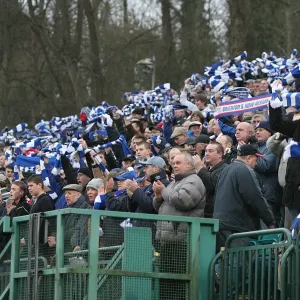 Brighton & Hove Albion vs. Millwall: A Sea of Scarves - Intense Rivalry Crowd Showdown (Withdean Era)