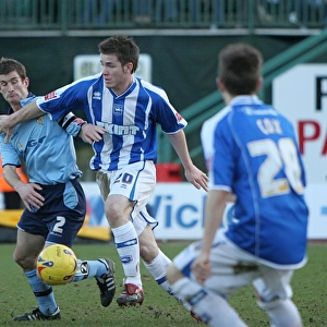 Brighton & Hove Albion vs Port Vale: Joe Gatting in Action at The Withdean