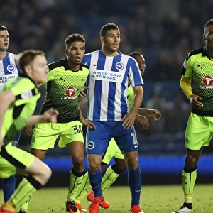 Brighton and Hove Albion vs. Reading: EFL Cup Showdown at American Express Community Stadium (2016)