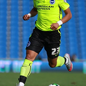 Brighton & Hove Albion vs Sevilla: Liam Rosenior in Action during 2015 Pre-Season Friendly