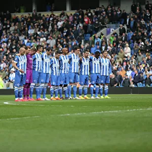 Brighton and Hove Albion vs. Watford: A Moment of Silence for the Bradford Fire Victims (56 lives lost)