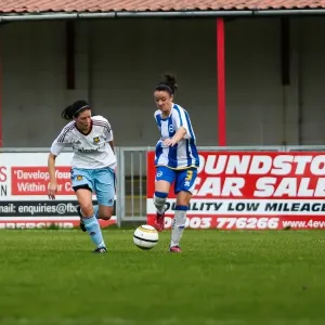 Brighton & Hove Albion vs. West Ham United: A Battle in the 2013-14 Women's Football Season