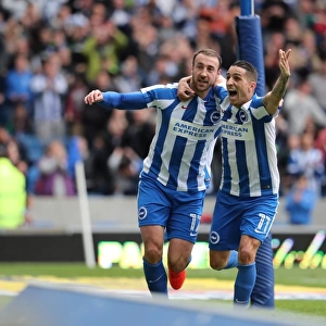 Brighton and Hove Albion vs. Wigan Athletic: A Tight Championship Battle at the American Express Community Stadium (17th April 2017)