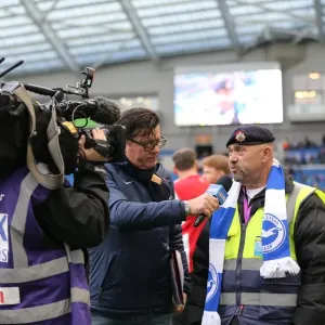Brighton & Hove Albion vs Wigan Athletic: Chris Tully in Action, American Express Community Stadium, 8 November 2014