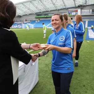 Brighton & Hove Albion Women Lift Trophy Ahead of EFL Sky Bet Championship Clash vs. S.S. Lazio (31JUL16) Brighton & Hove Albion Women Lift Trophy Ahead of EFL Sky Bet Championship Clash vs. S.S. Lazio (31JUL16)