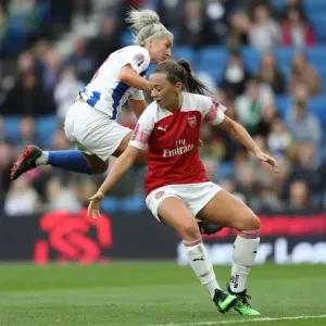 Brighton and Hove Albion Women vs. Arsenal Women: WSL Clash at American Express Community Stadium (29APR19) - Intense Match Action Brighton and Hove Albion Women vs. Arsenal Women: WSL Clash at American Express Community Stadium (29APR19) - Intense Match Action