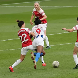 Brighton & Hove Albion Women vs. Arsenal Women: WSL Clash at American Express Community Stadium (29APR19) - Intense Match Action