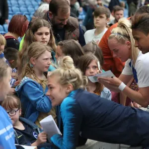 Brighton and Hove Albion Women vs. Arsenal Women: WSL Clash at American Express Community Stadium (29APR19) - Intense Match Action Brighton and Hove Albion Women vs. Arsenal Women: WSL Clash at American Express Community Stadium (29APR19) - Intense Match Action
