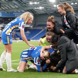Brighton & Hove Albion Women vs. Leicester City Women: Premier League Clash at American Express Community Stadium (November 14, 2021) Brighton & Hove Albion Women vs. Leicester City Women: Premier League Clash at American Express Community Stadium (November 14, 2021)