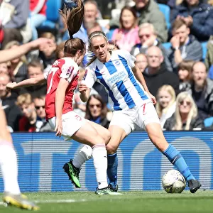 Brighton and Hove Albion Women vs Arsenal Women: WSL Clash at American Express Community Stadium (29APR19) - Intense Action from the Women's Super League Match