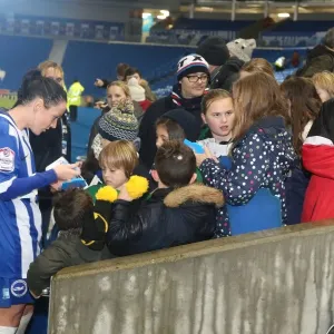 Brighton & Hove Albion Women vs Charlton Athletic Ladies: FA Womens Premier League Showdown at American Express Community Stadium (December 2015) Brighton & Hove Albion Women vs Charlton Athletic Ladies: FA Womens Premier League Showdown at American Express Community Stadium (December 2015)