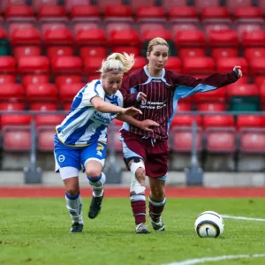 Brighton & Hove Albion Women's Football: Chesham Match, 2013-14 Season - Brighton And Hove Albion's Women's Team in Action against Chesham during the 2013-14 Season Brighton & Hove Albion Women's Football: Chesham Match, 2013-14 Season - Brighton And Hove Albion's Women's Team in Action against Chesham during the 2013-14 Season