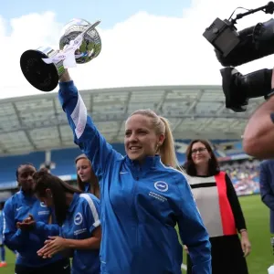 Brighton and Hove Albion Women's Team Lift the Trophy: Pre-Season Victory over SS Lazio (31st July 2016) Brighton and Hove Albion Women's Team Lift the Trophy: Pre-Season Victory over SS Lazio (31st July 2016)