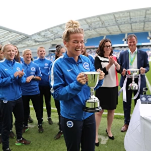 Brighton and Hove Albion Women's Trophy Lift: Pre-Season Clash Against S.S. Lazio (31JUL16)