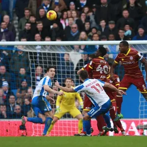 Brighton & Hove Albion's Anthony Knockaert Takes Free-Kick Against Queens Park Rangers, EFL Sky Bet Championship, December 2016 Brighton & Hove Albion's Anthony Knockaert Takes Free-Kick Against Queens Park Rangers, EFL Sky Bet Championship, December 2016