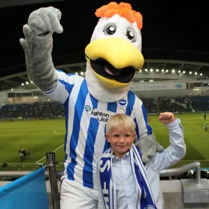 Brighton and Hove Albion's Beloved Mascot, Gully: A Heartwarming Reunion with His Adoring Fans Brighton and Hove Albion's Beloved Mascot, Gully: A Heartwarming Reunion with His Adoring Fans