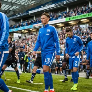 Brighton & Hove Albion's Ben White in Action against Colchester United during EFL Cup First Round (9th August 2016) Brighton & Hove Albion's Ben White in Action against Colchester United during EFL Cup First Round (9th August 2016)