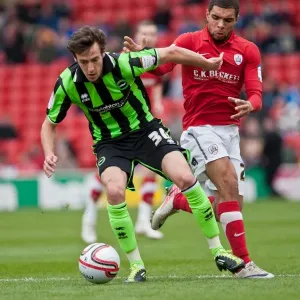 Brighton & Hove Albion's Will Buckley in Action at Barnsley's Oakwell Stadium, Npower Championship, 28th April 2012 Brighton & Hove Albion's Will Buckley in Action at Barnsley's Oakwell Stadium, Npower Championship, 28th April 2012