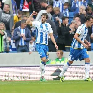 Brighton & Hove Albion's Will Buckley Scores Thrilling Third Goal Against Bolton Wanderers in Skybet Championship 2013 Brighton & Hove Albion's Will Buckley Scores Thrilling Third Goal Against Bolton Wanderers in Skybet Championship 2013