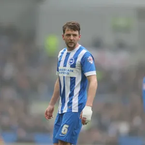Brighton and Hove Albion's Dale Stephens in Action Against Norwich City - Sky Bet Championship 2015 Brighton and Hove Albion's Dale Stephens in Action Against Norwich City - Sky Bet Championship 2015