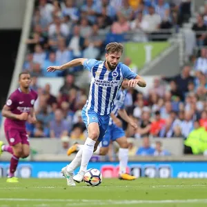 Brighton & Hove Albion's Davy Propper in Action Against Manchester City (12AUG17) Brighton & Hove Albion's Davy Propper in Action Against Manchester City (12AUG17)