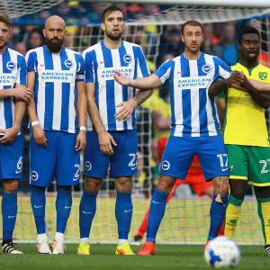 Brighton & Hove Albion's Defensive Quartet Form a Wall Against Norwich City (29OCT16) Brighton & Hove Albion's Defensive Quartet Form a Wall Against Norwich City (29OCT16)