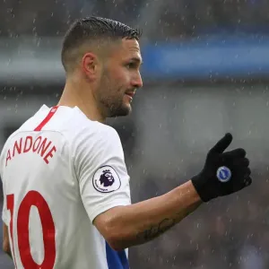 Brighton and Hove Albion's Florin Andone Scores Against Bournemouth in Premier League (13APR19) Brighton and Hove Albion's Florin Andone Scores Against Bournemouth in Premier League (13APR19)