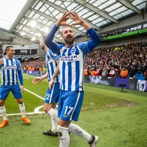 Brighton and Hove Albion's Glenn Murray Scores the Opener Against Arsenal (04MAR18) Brighton and Hove Albion's Glenn Murray Scores the Opener Against Arsenal (04MAR18)