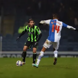 Brighton & Hove Albion's Inigo Calderon in Action against Blackburn Rovers, Npower Championship, January 22, 2013 Brighton & Hove Albion's Inigo Calderon in Action against Blackburn Rovers, Npower Championship, January 22, 2013