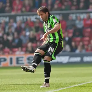 Brighton & Hove Albion's Inigo Calderon in Action against Nottingham Forest, Championship Clash at The City Ground (24-03-2012) Brighton & Hove Albion's Inigo Calderon in Action against Nottingham Forest, Championship Clash at The City Ground (24-03-2012)