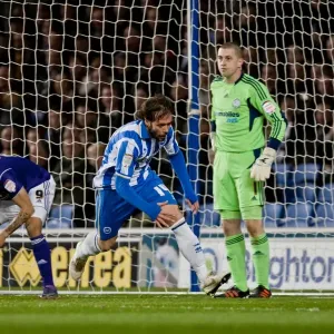 Brighton & Hove Albion's Inigo Calderon Scores the Opener Against Derby County (Brighton Derby, March 20, 2012) Brighton & Hove Albion's Inigo Calderon Scores the Opener Against Derby County (Brighton Derby, March 20, 2012)