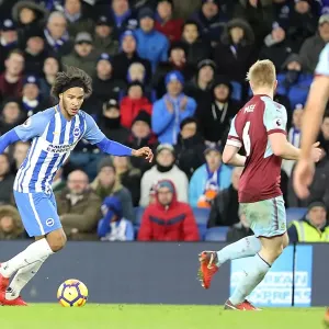 Brighton & Hove Albion's Isaiah Brown in Action against Burnley (16DEC17) Brighton & Hove Albion's Isaiah Brown in Action against Burnley (16DEC17)