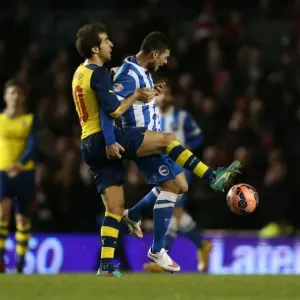 Brighton & Hove Albion's Jake Forster-Caskey Faces Off Against Arsenal in FA Cup Action (25Jan15) Brighton & Hove Albion's Jake Forster-Caskey Faces Off Against Arsenal in FA Cup Action (25Jan15)