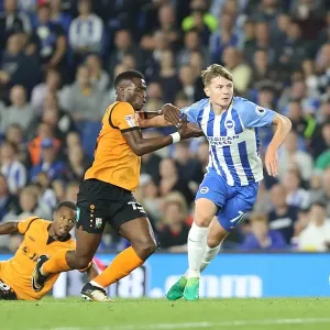 Brighton and Hove Albion's James Tilley in Action against Barnet in EFL Cup Match, 22nd August 2017 Brighton and Hove Albion's James Tilley in Action against Barnet in EFL Cup Match, 22nd August 2017