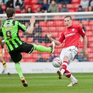 Brighton & Hove Albion's Jim McNulty Scores Past Barnsley's Ashley Barnes, Npower Championship 2012 Brighton & Hove Albion's Jim McNulty Scores Past Barnsley's Ashley Barnes, Npower Championship 2012